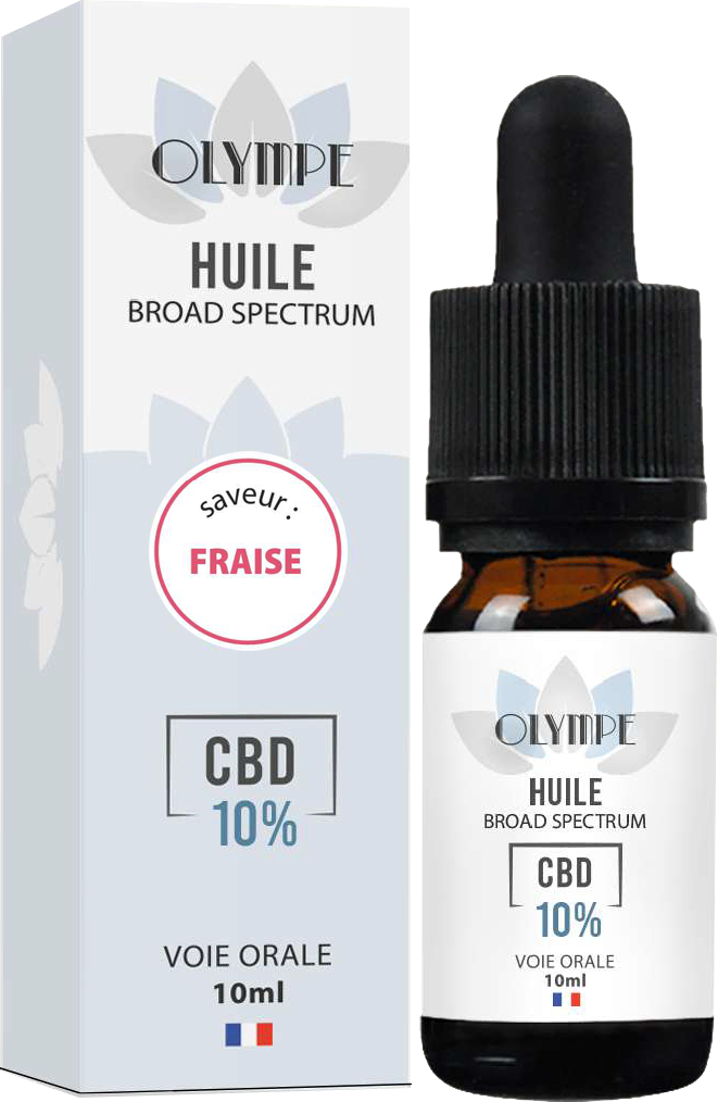 HUILE CBD BROAD SPECTRUM FRAISE