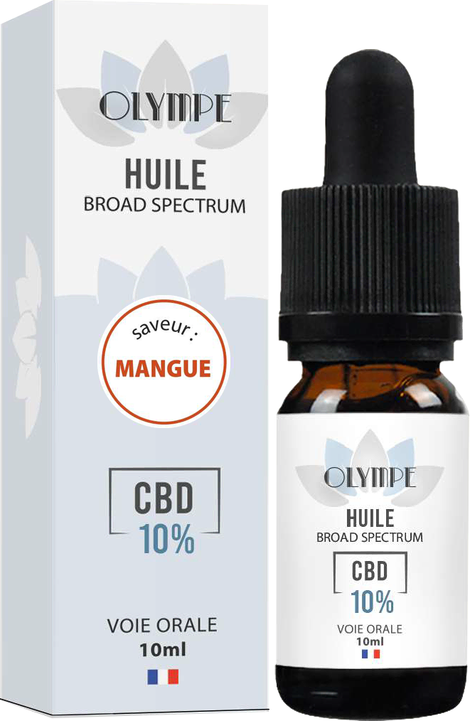 HUILE CBD BROAD SPECTRUM MANGUE