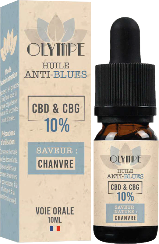 ANTI-BLUES - HUILE DE CBD & CBG AU CHANVRE